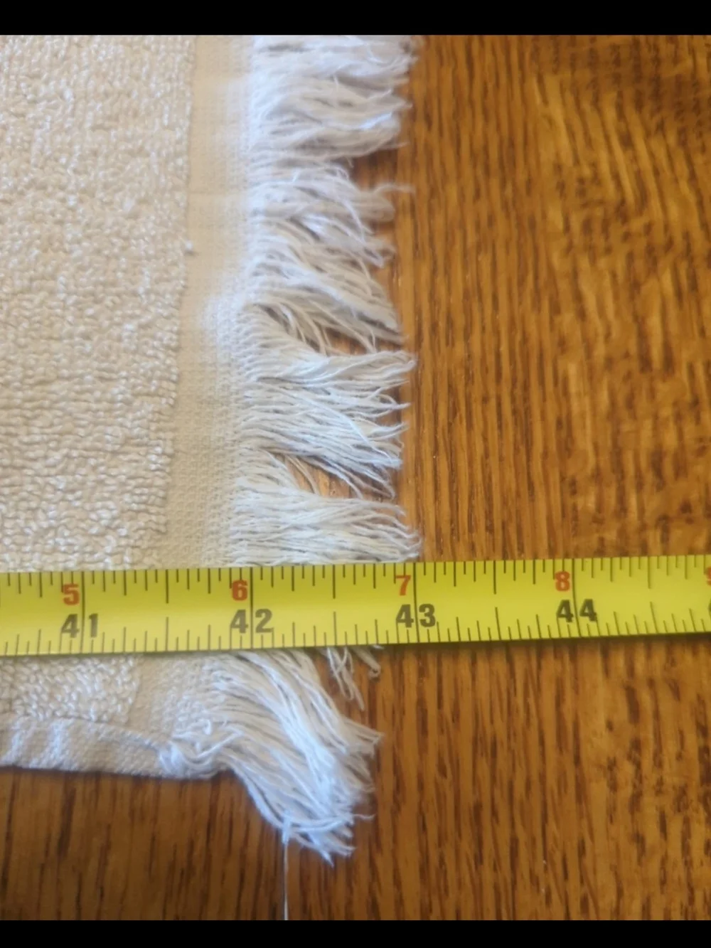 Vintage │ Two Cannon Monticello│ Fringed Sculptured Bath Towel │Beige